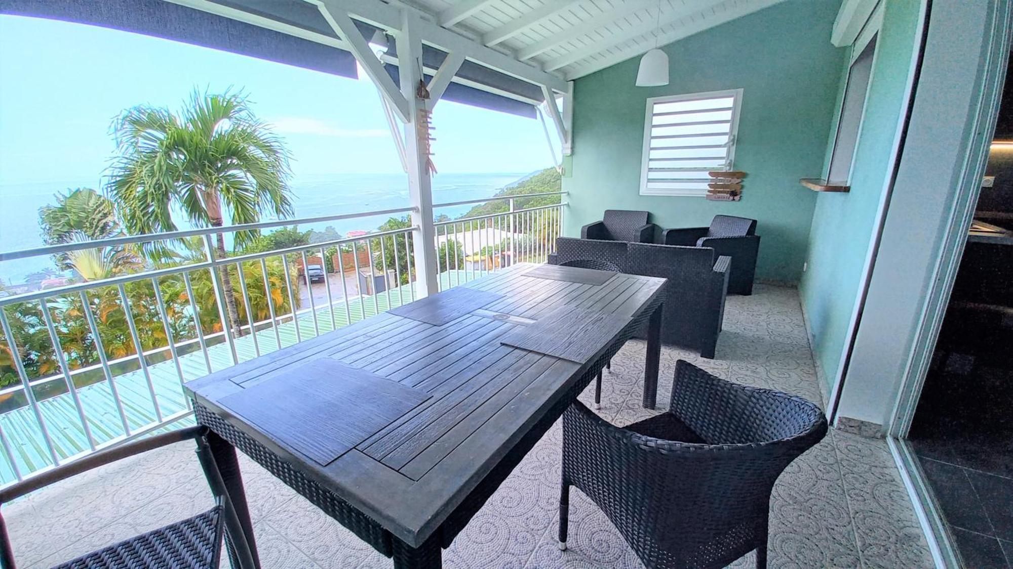 Logements Vue Mer Acces Piscine En Guadeloupe Bouillante Exterior foto