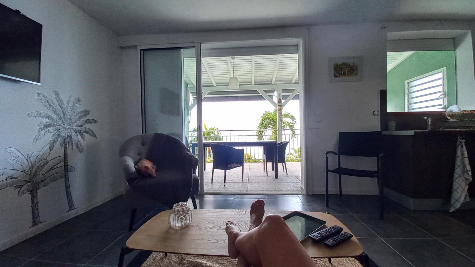 Logements Vue Mer Acces Piscine En Guadeloupe Bouillante Exterior foto