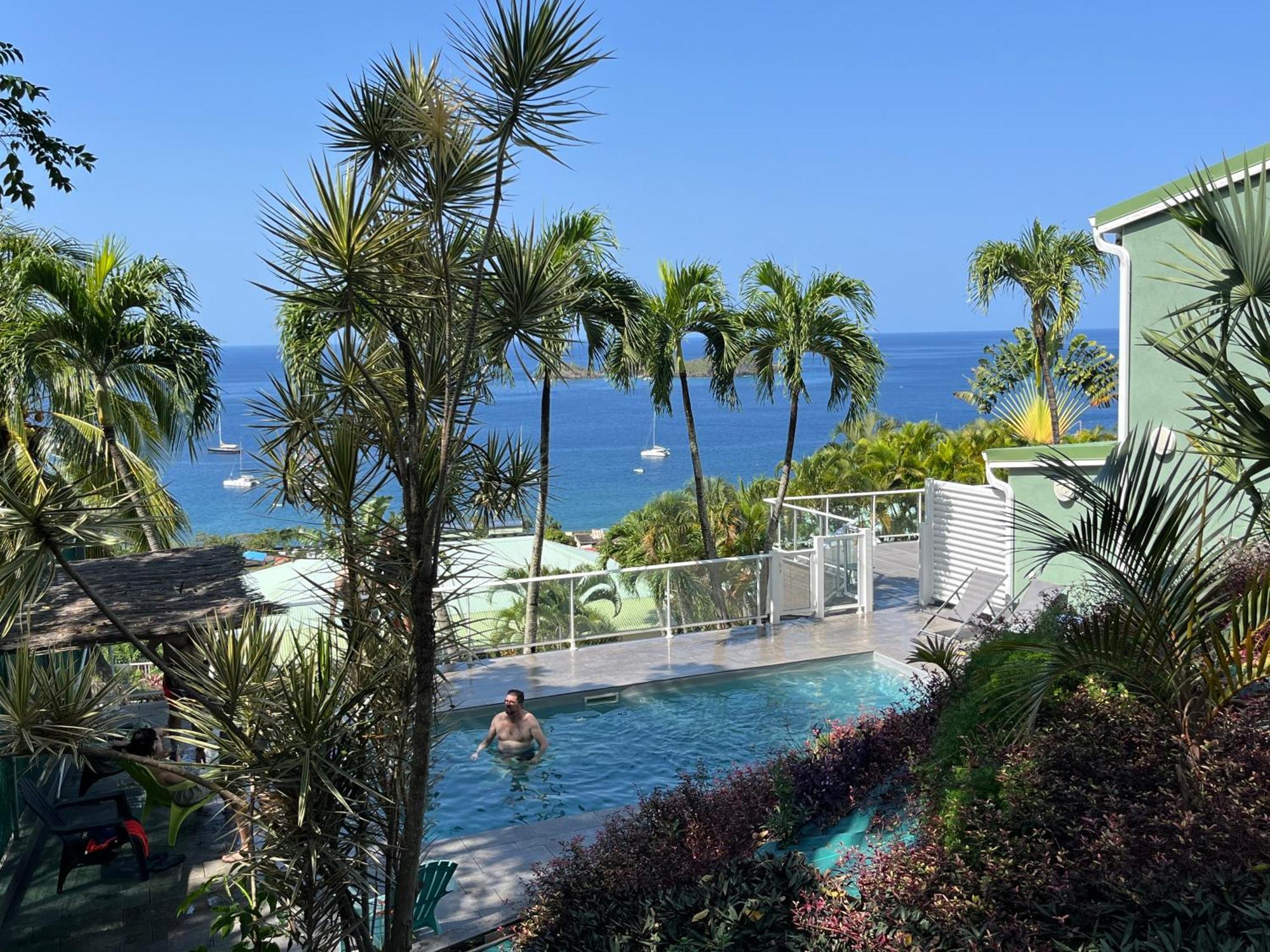 Logements Vue Mer Acces Piscine En Guadeloupe Bouillante Exterior foto